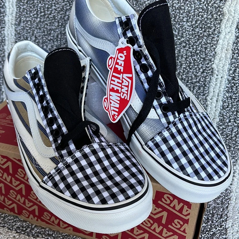 Vans Old Skool Prep Retro Blancdeblanc MENS - Picture 7 of 16